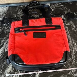 LOLE Red and Black Backpack Bag